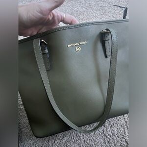 Michael Kors Sage Green Tote Bag